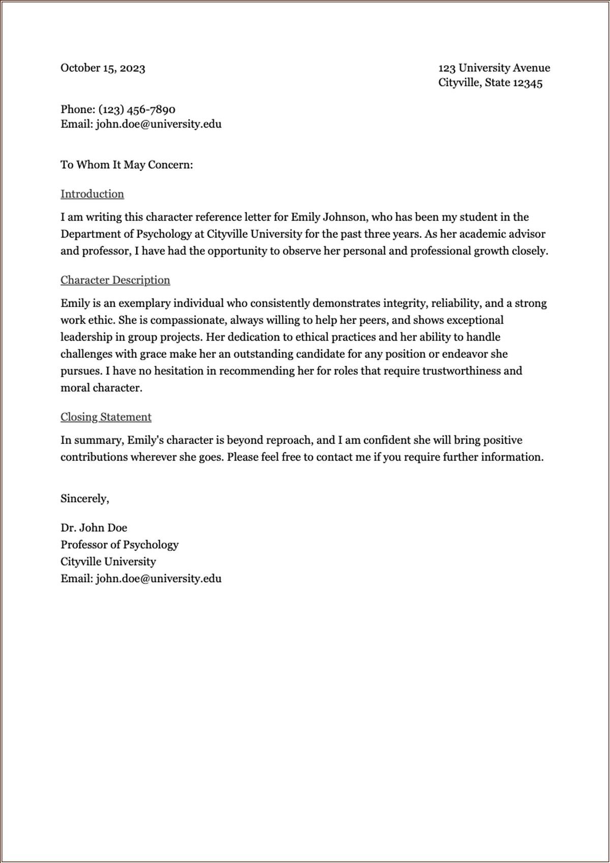 Professional reference letter template with placeholder fields_variant_2